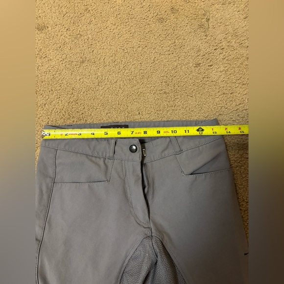 HONEY FULL GRIP GREY I RIDING BREECHES LAGUSO SIZE XS - Picture 9 of 16